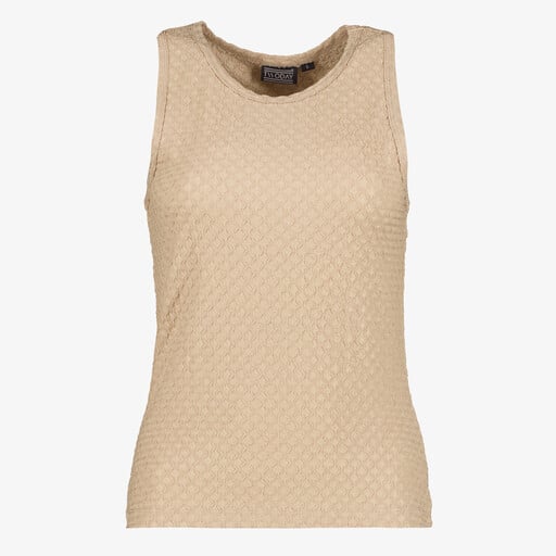 Dames singlet beige