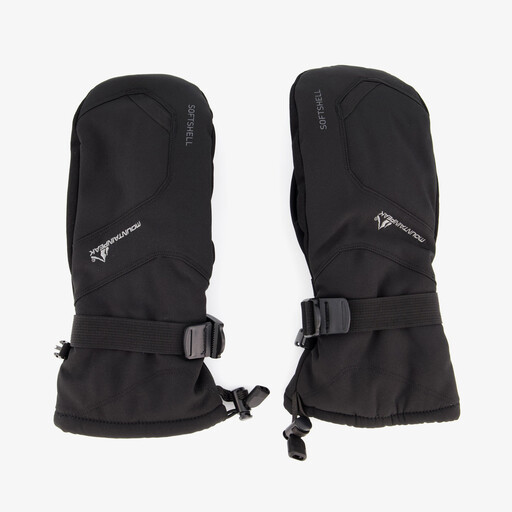 Softshell unisex skiwanten zwart