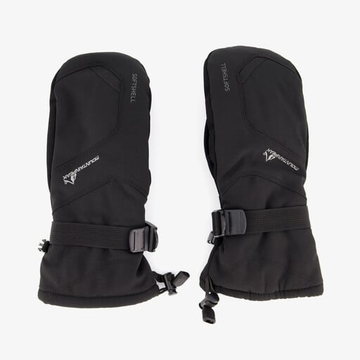 Softshell unisex skiwanten zwart