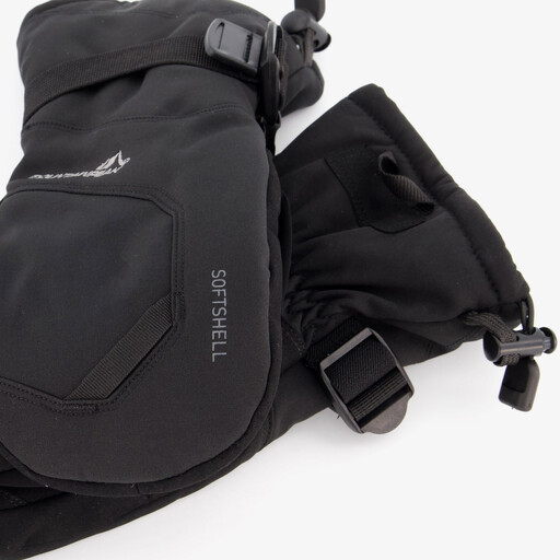 Softshell unisex skiwanten zwart