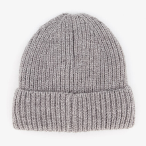 Muts dames grijs met parels en strasstenen