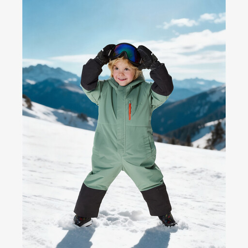 Gevoerde kinder snowboots blauw