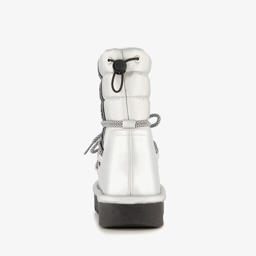 Gevoerde dames snowboots zilver