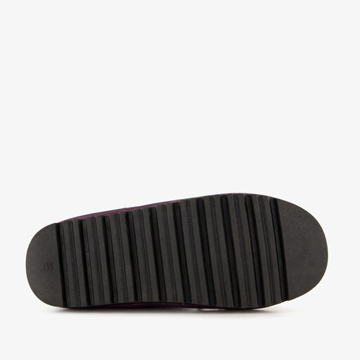 Gevoerde dames snowboots bordeauxrood