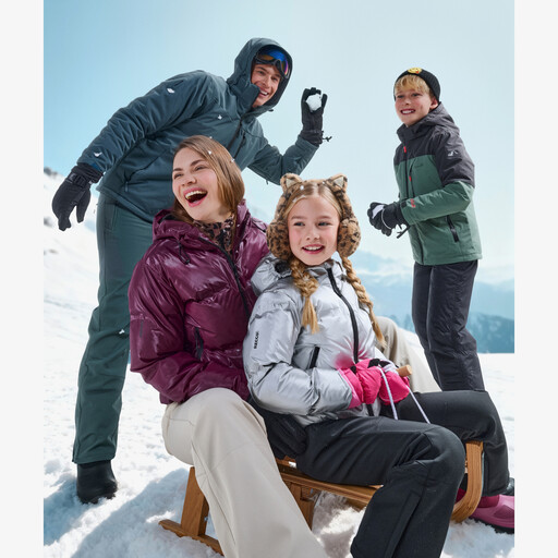 Heren softshell skihandschoenen zwart