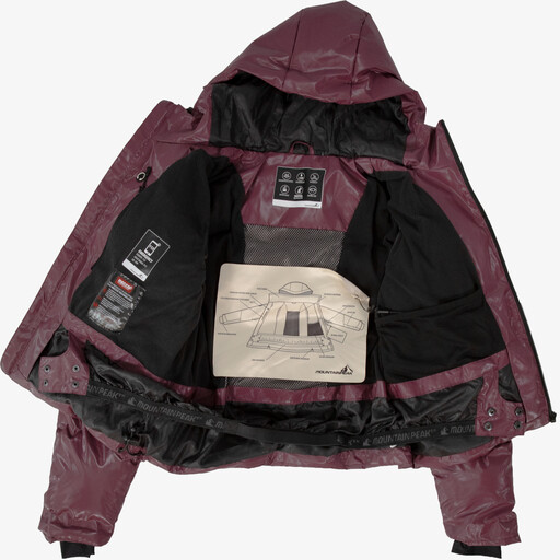 Dames ski-jas rood 10000 mm waterkolom