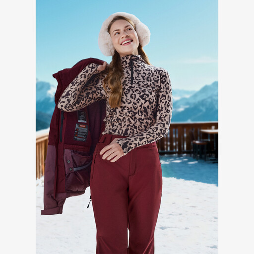 Dames softshell skibroek 10000 mm waterkolom