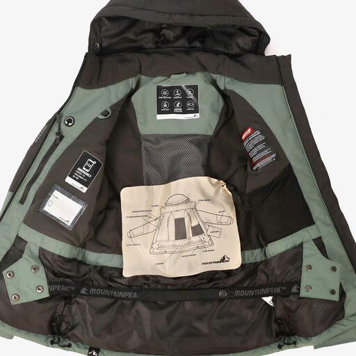 Kinder ski-jas groen 10000 mm waterkolom