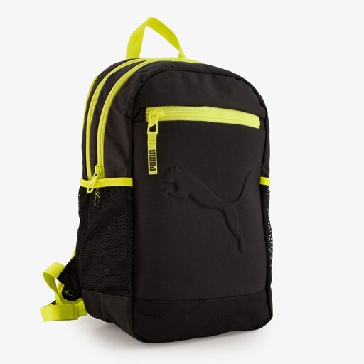 Buzz rugzak zwart neon geel