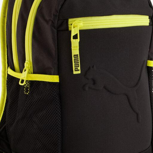 Buzz rugzak zwart neon geel