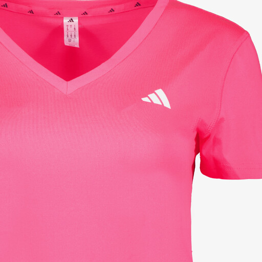 WE MIN V NK dames sport T-shirt roze