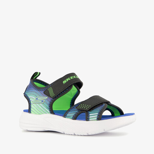 Microspec-Splash jongens sandalen blauw groen