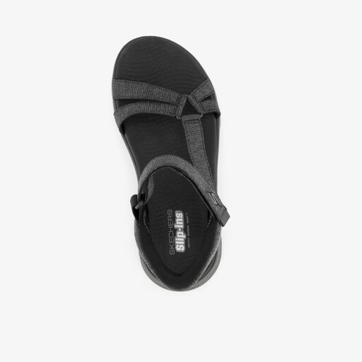 Slip-ins: GO WALK Flex Illuminate sandalen zwart
