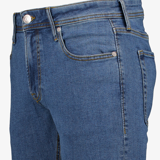 Heren jeans donkerblauw lengte 34