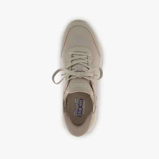 Slip-ins: BOBS Arch Comfort dames sneakers beige