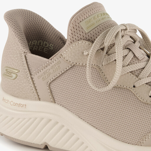 Slip-ins: BOBS Arch Comfort dames sneakers beige