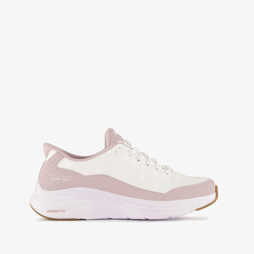 Slip-ins Cozy Fit dames sneakers roze wit