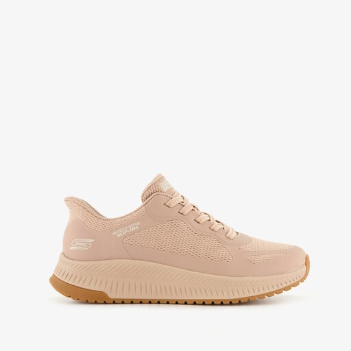 Slip-ins: BOBS Squad 4 dames sneakers beige
