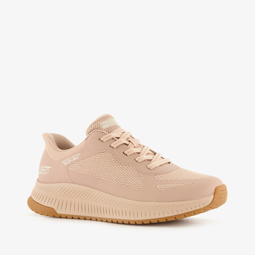 Slip-ins: BOBS Squad 4 dames sneakers beige
