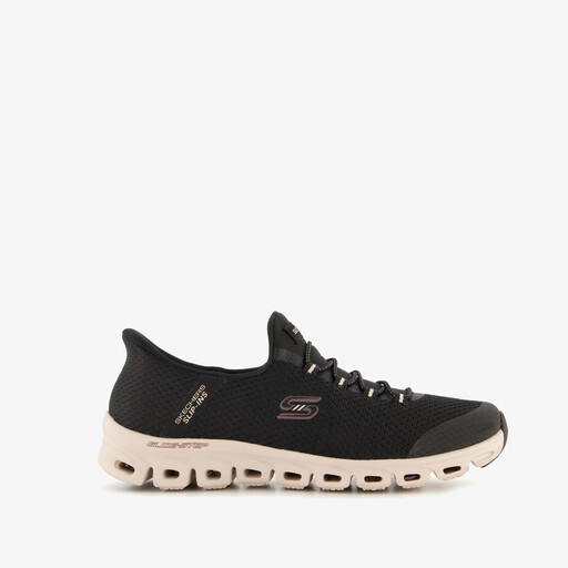 Slip-ins: Glide-Step dames sneakers zwart