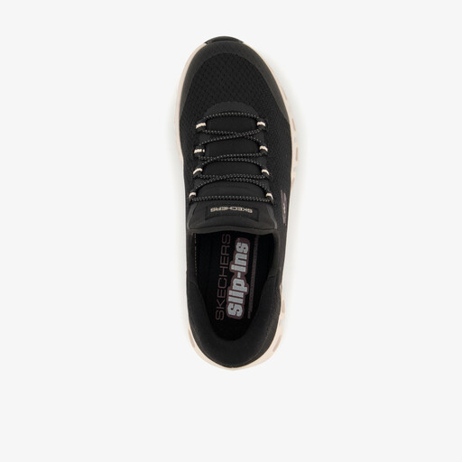 Slip-ins: Glide-Step dames sneakers zwart