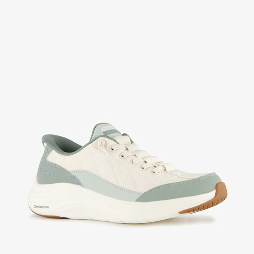 Slip-ins Cozy Fit dames sneakers groen wit