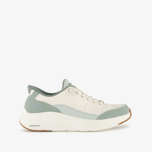 Slip-ins Cozy Fit dames sneakers groen wit