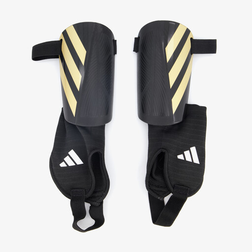 Tiro Match kinder scheenbeschermers zwart goud