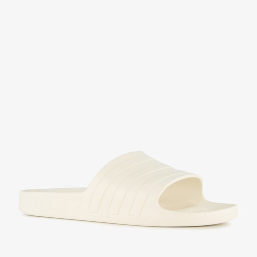 Adilette Aqua dames badslippers wit