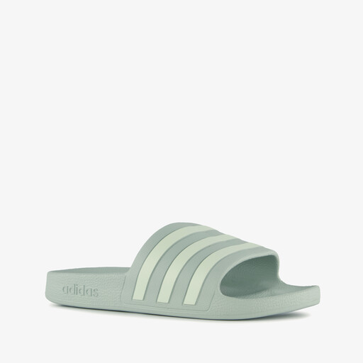 Adilette Aqua dames badslippers mintgroen