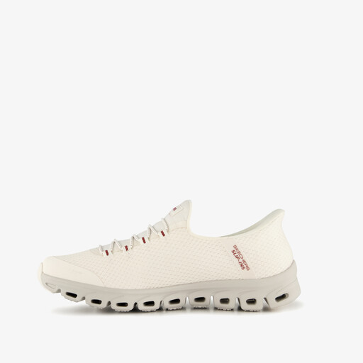 Slip-ins: Glide-Step dames sneakers wit