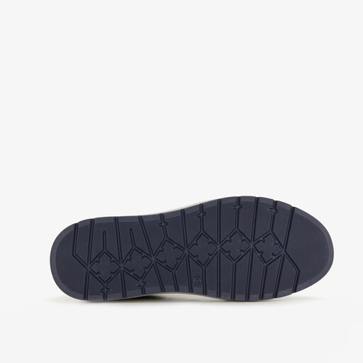Leren heren veterschoenen blauw