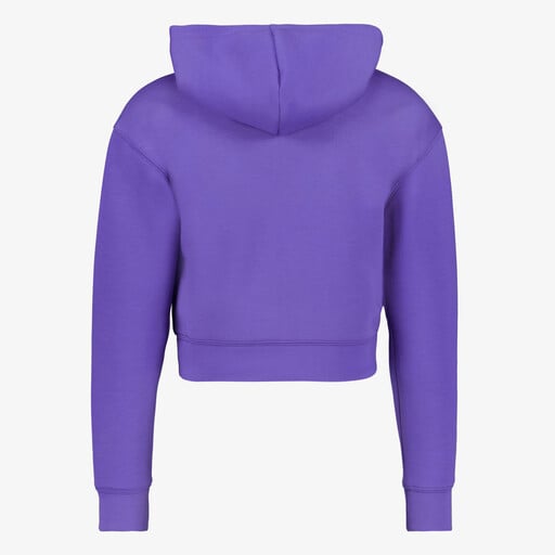 Cropped meisjes sport hoodie paars