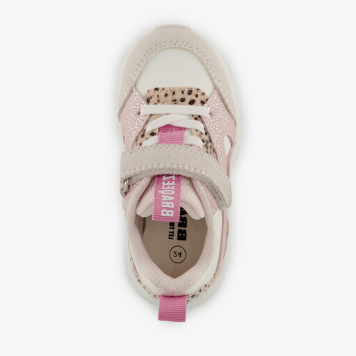 Leren meisjes sneakers roze