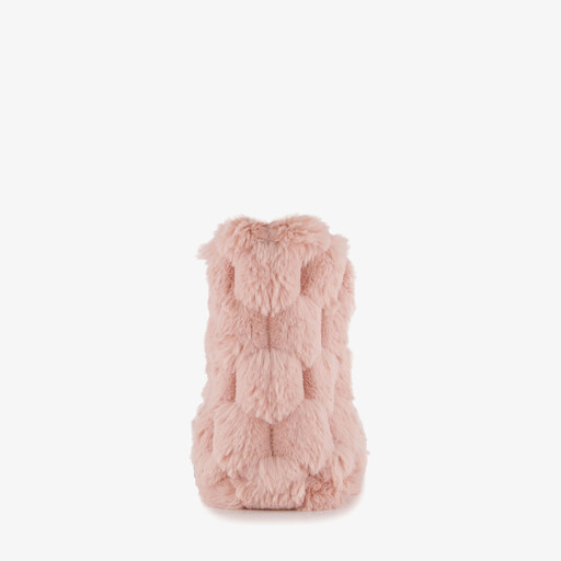 Dames pantoffels hoog roze