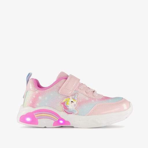 Blue box meisjes unicorn sneakers roze