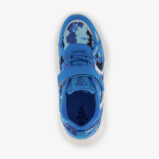 Kinder sportschoenen blauw wit