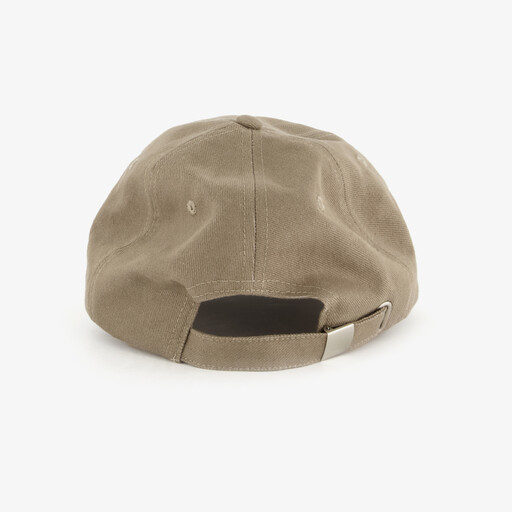 Heren pet met geborduurd NY logo bruin