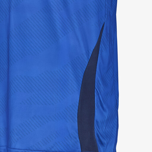 Dry heren voetbal T-shirt met print blauw