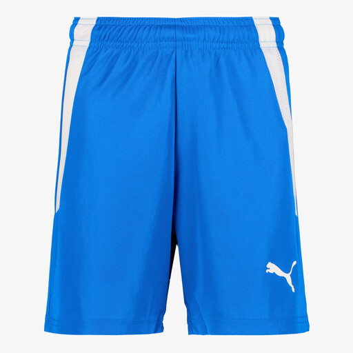 TeamLIGA kinder voetbalshort blauw