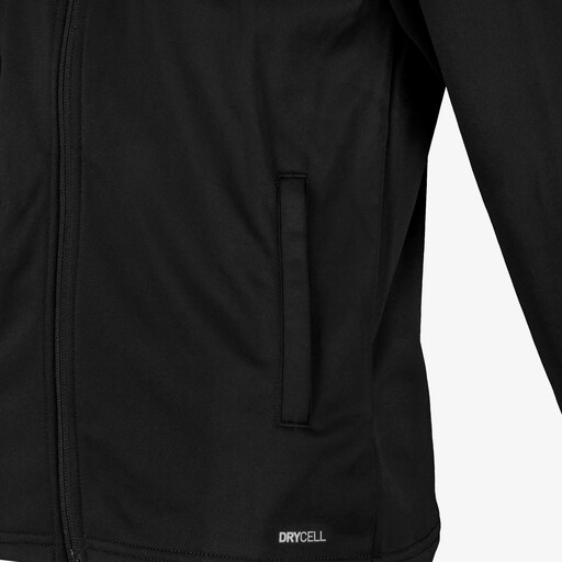 TeamLIGA kinder trainingsjas zwart