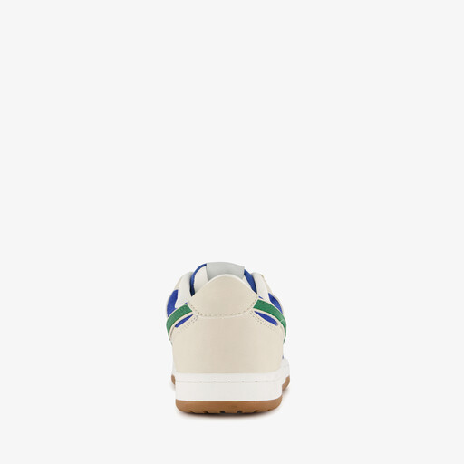 Jongens sneakers beige blauw