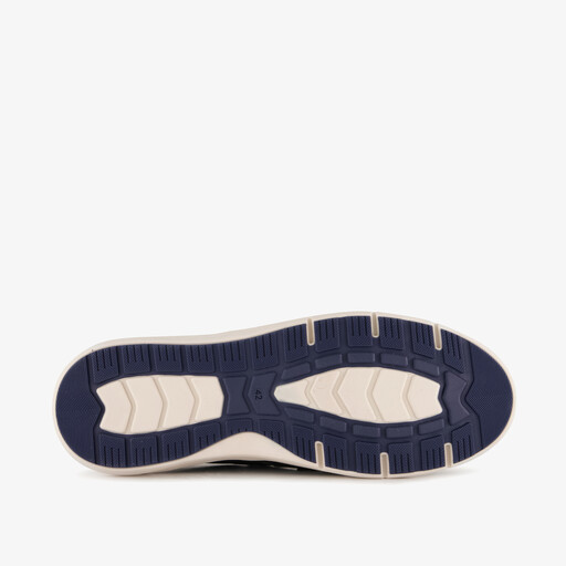 Suede heren instappers blauw