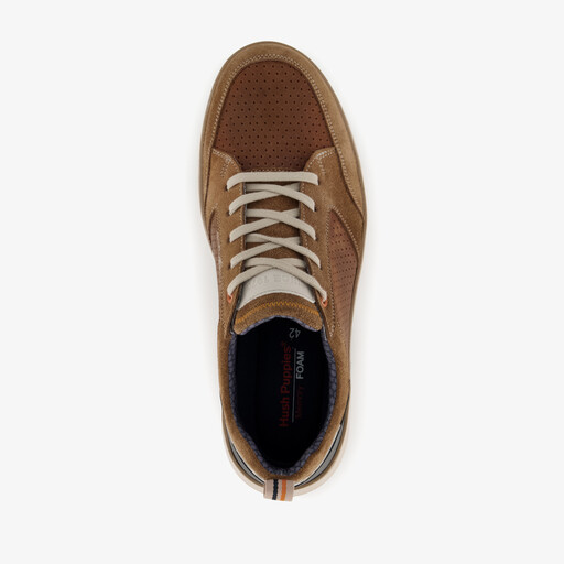 Suede heren sneakers bruin