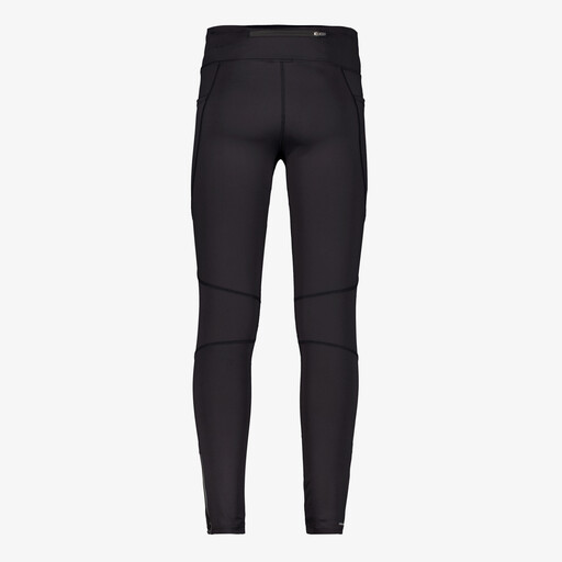 Dry heren hardloopbroek met rits zwart