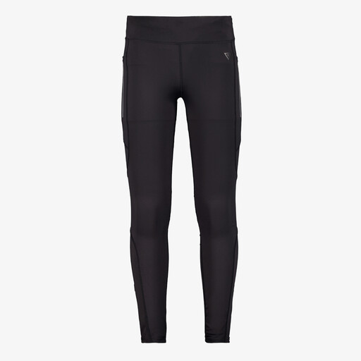 Dry heren hardloopbroek met rits zwart