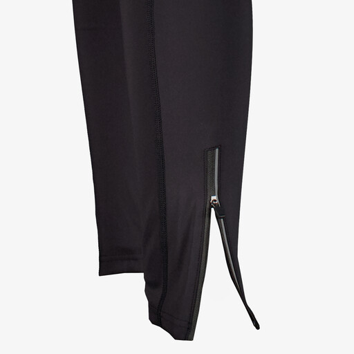 Dry heren hardloopbroek met rits zwart