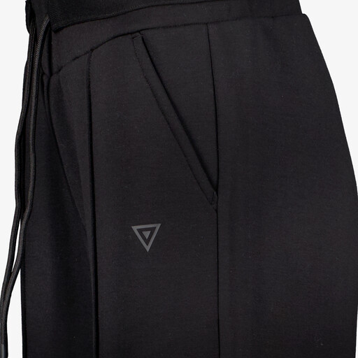 Wide leg dames trainingsbroek zwart