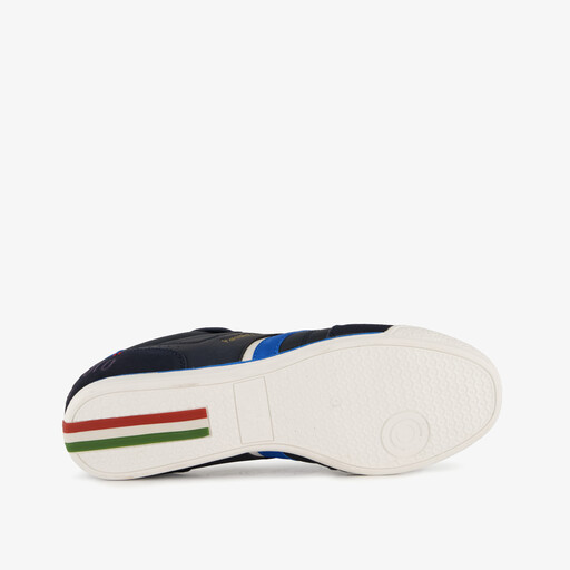 Leren heren sneakers blauw