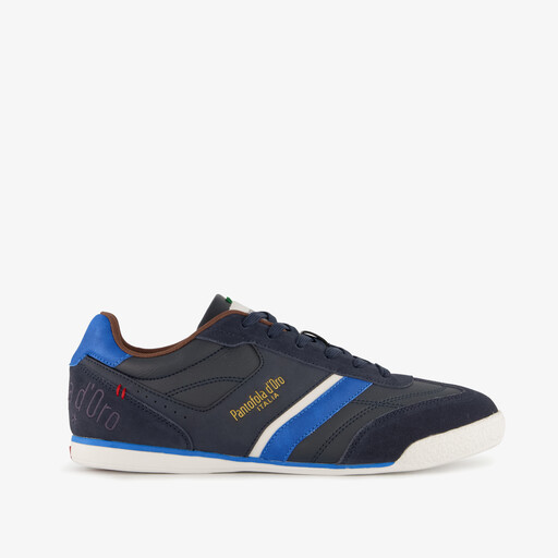 Leren heren sneakers blauw